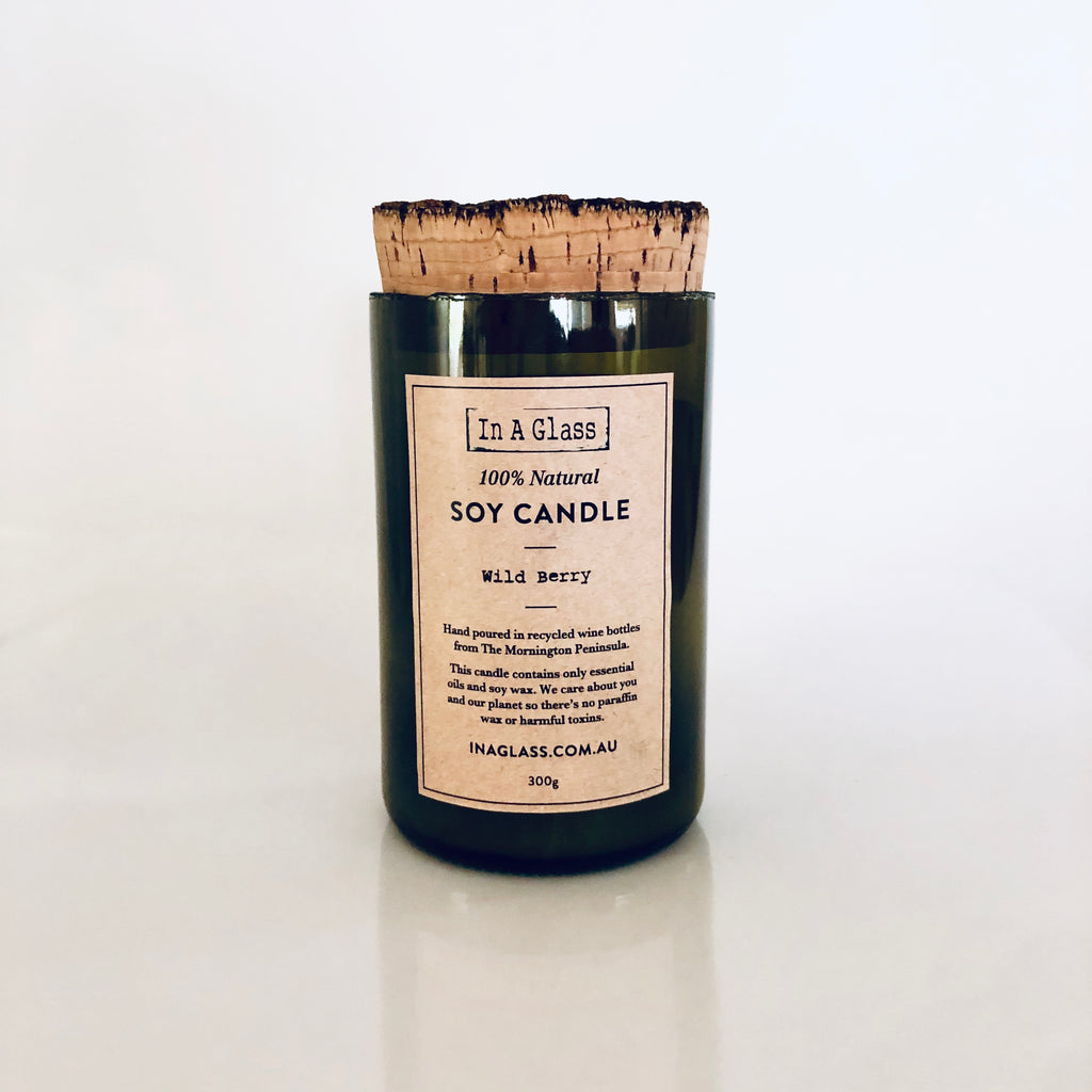100% Natural Soy Candle - Wild Berry