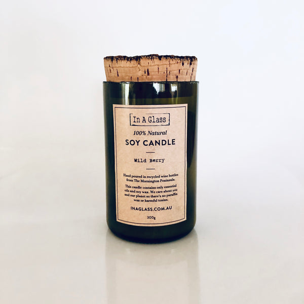 100% Natural Soy Candle - Wild Berry