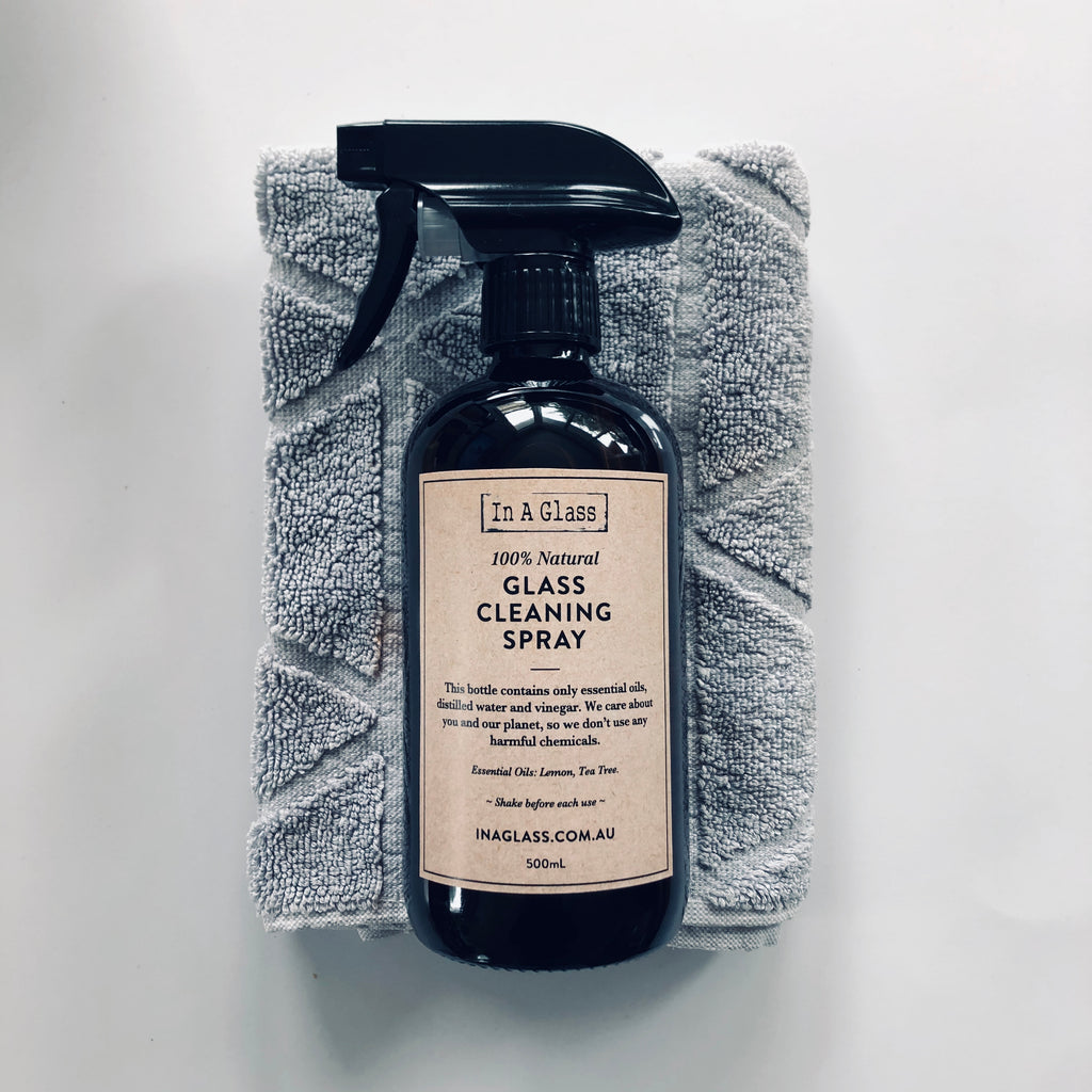 100% Natural Glass Cleaning Spray