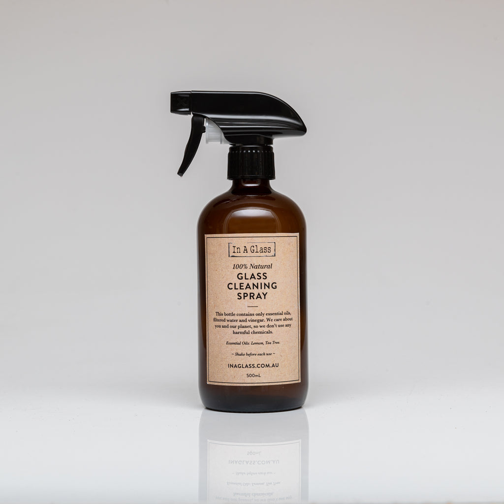 100% Natural Glass Cleaning Spray